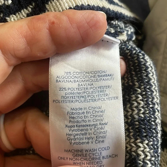 Chaps Southwest long cardigan sweater Toggle Shawl collar Women’s XS Aztec NWT - Picture 11 of 12